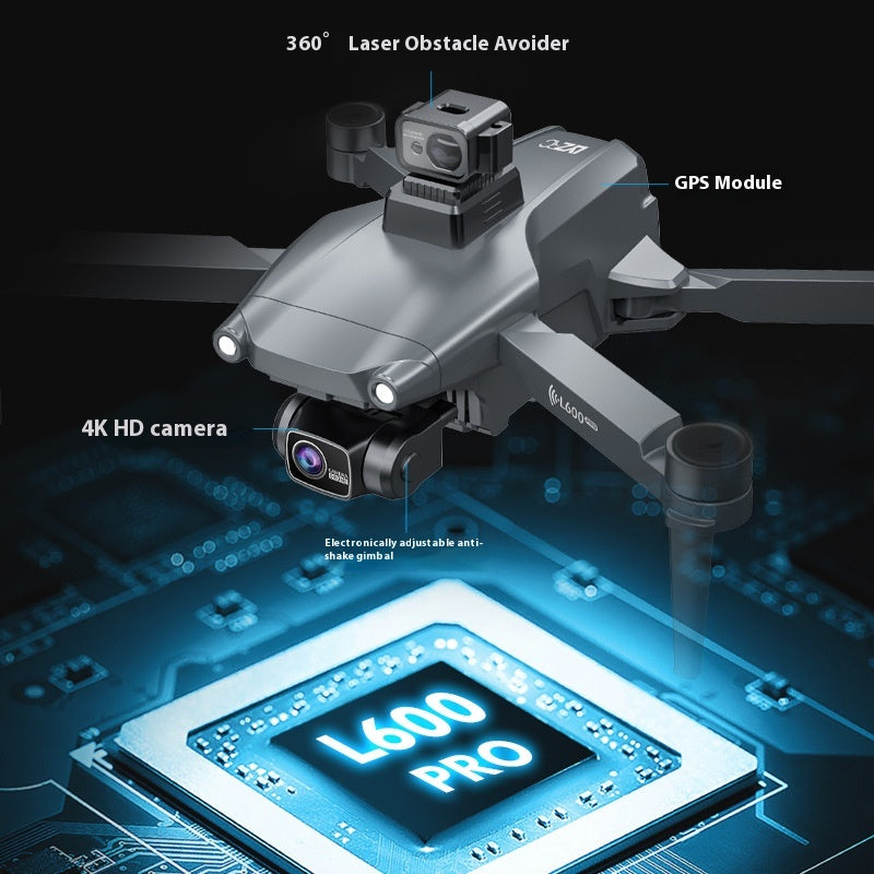 L600PRO Clear Folding Four-axis Flight Remote Control Toy - Gadgio