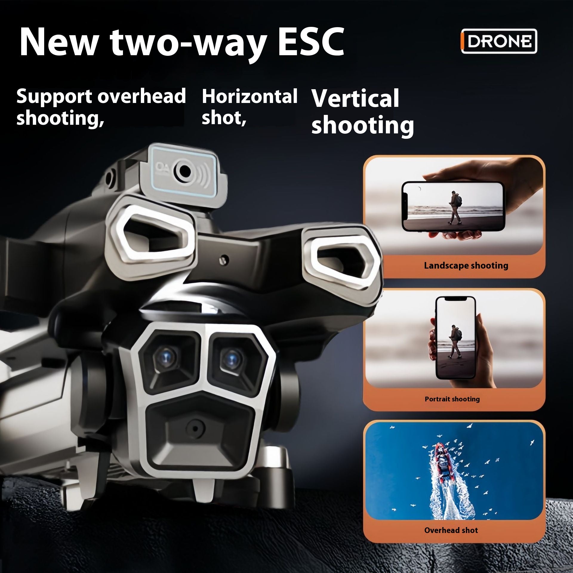 H35 UAV aerial photography 8k HD obstacle avoidance - Gadgio