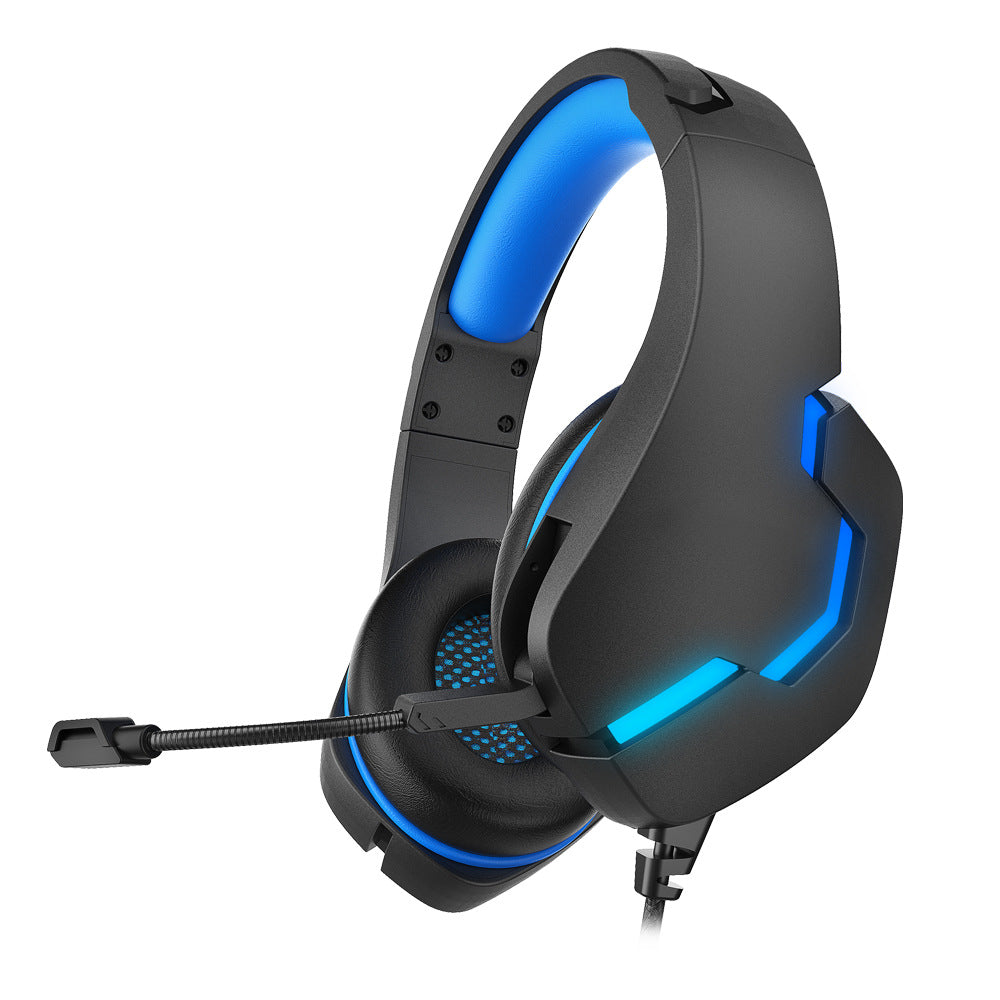 J10 3.5mm Gaming Headset With Mic And LED Lights Wired Headphones Gaming Headphones Microphone Volume Control For PC Laptop - Gadgio