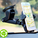 Windshield Car Phone Holder Universal in Car Cellphone Holder Stand Adjustable Phone Suction Cup Holder Car Mount Phone Stand - Gadgio